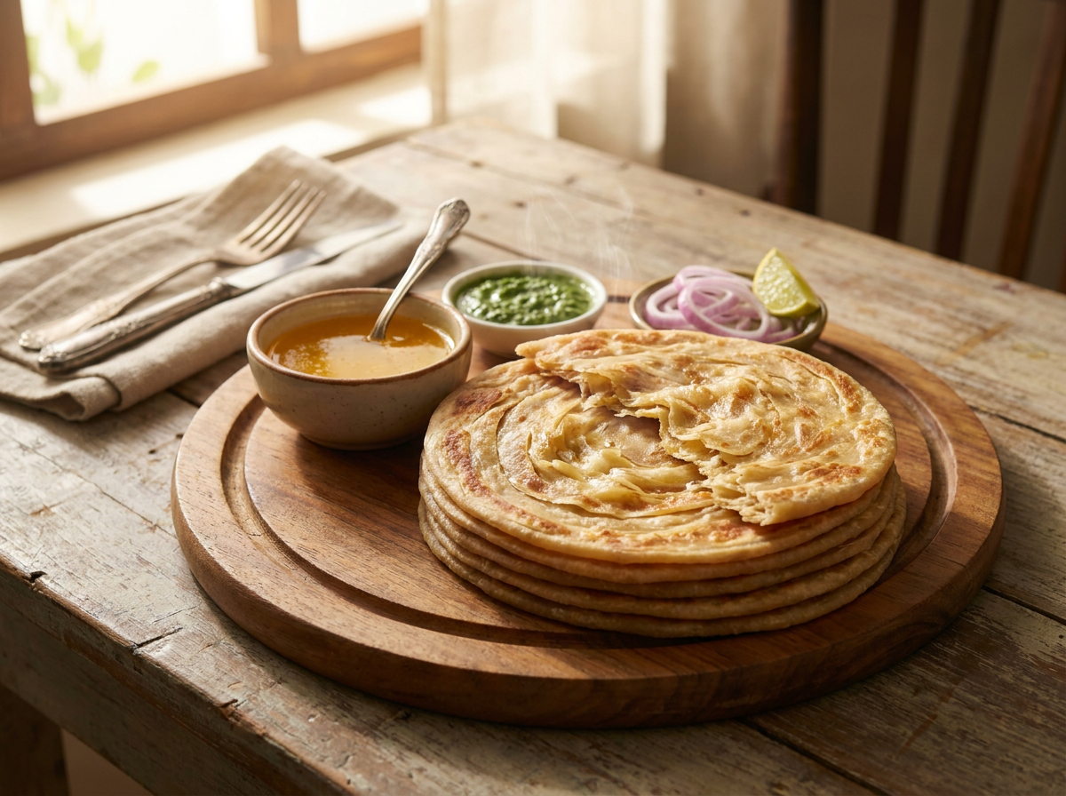 Ghee-Laden Parathas
